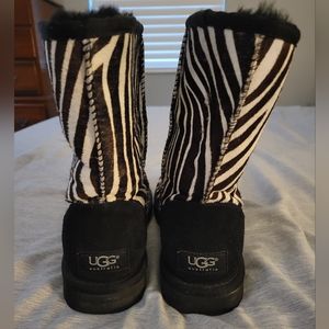 Zebra print Ugg Boots